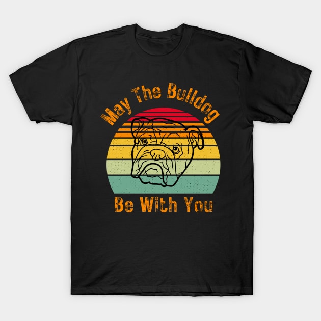 Bulldog T-Shirt by VikingHeart Designs